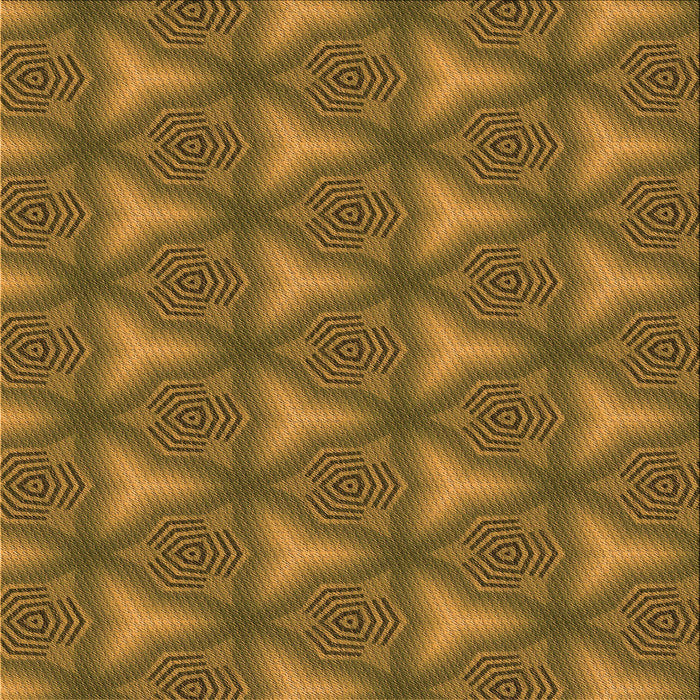 Round Patterned Dark Bronze Brown Rug, pat600org