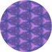 Square Patterned Amethyst Purple Rug, pat600pur