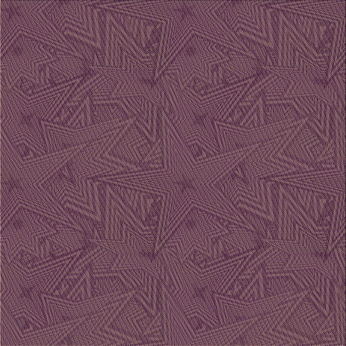 Round Patterned Raspberry Purple Rug, pat601brn