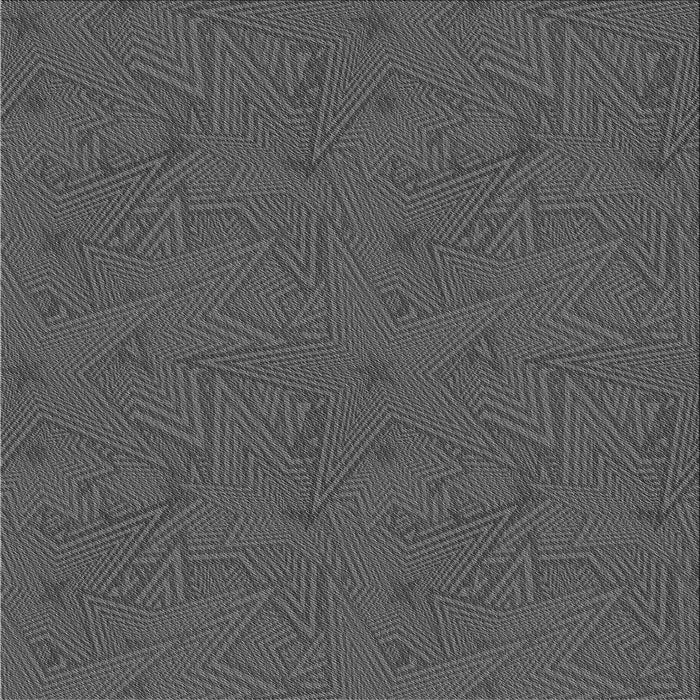 Round Patterned Silver Gray Rug, pat601gry