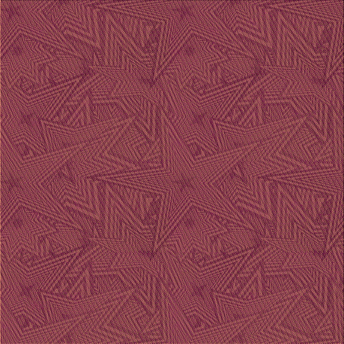 Round Patterned Red Rug, pat601org