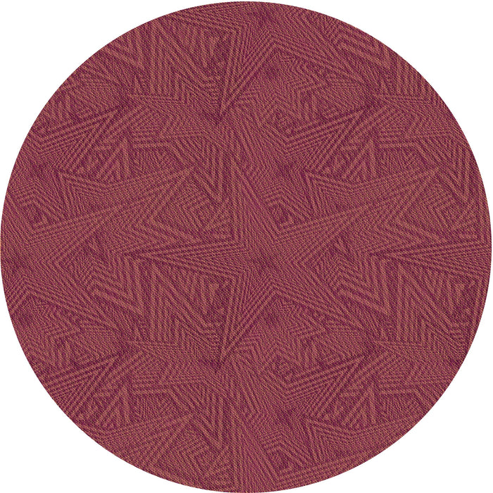 Square Patterned Red Rug, pat601org