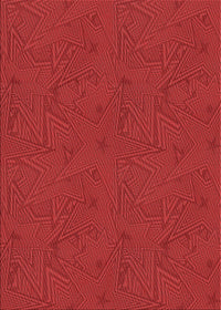 Machine Washable Transitional Red Rug, wshpat601rd