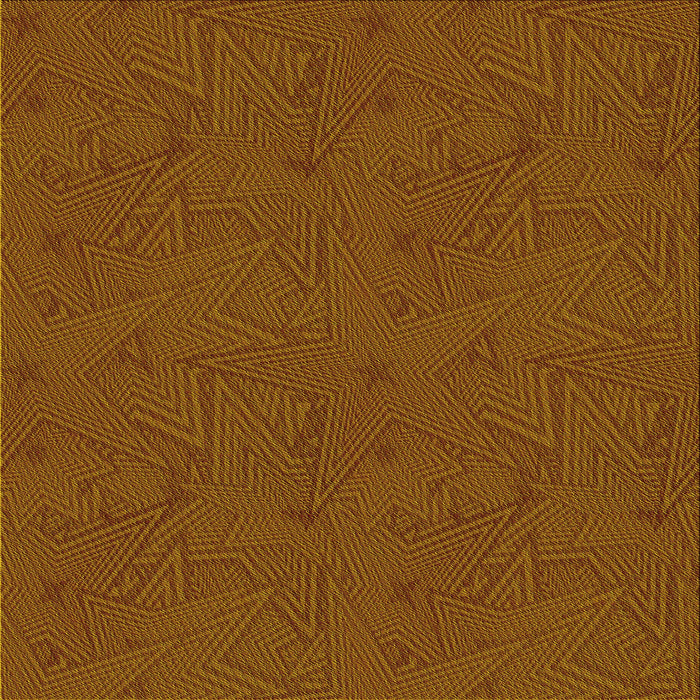 Round Patterned Tomato Red Rug, pat601yw