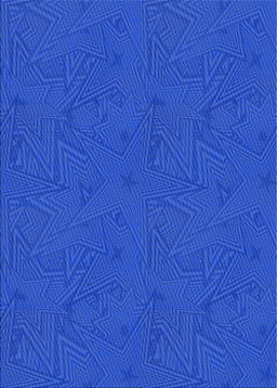 Patterned Blue Novelty Rug, pat601