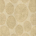 Round Machine Washable Transitional Metallic Gold Rug, wshpat602brn