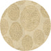 Square Patterned Metallic Gold Rug, pat602brn