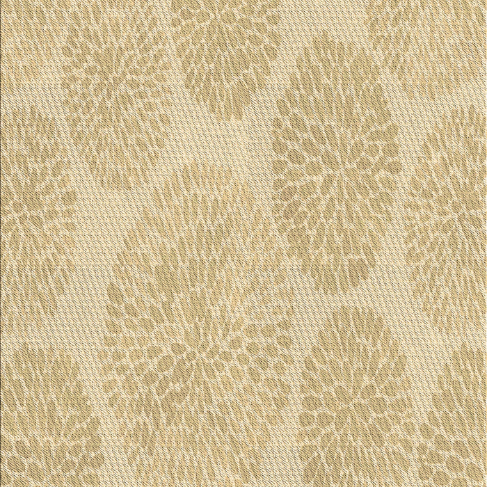 Patterned Metallic Gold Rug, pat602brn