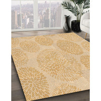 Patterned Orange Rug, pat602org