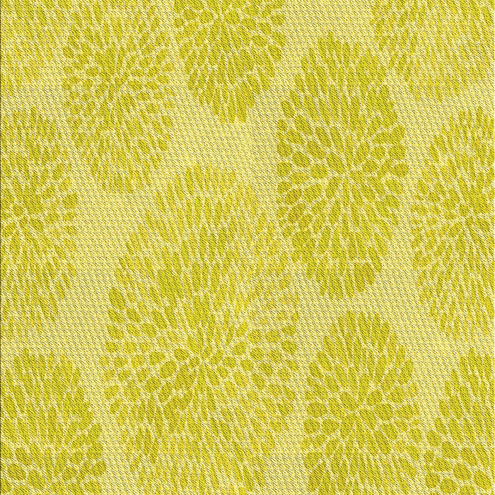 Patterned Yellow Rug, pat602yw