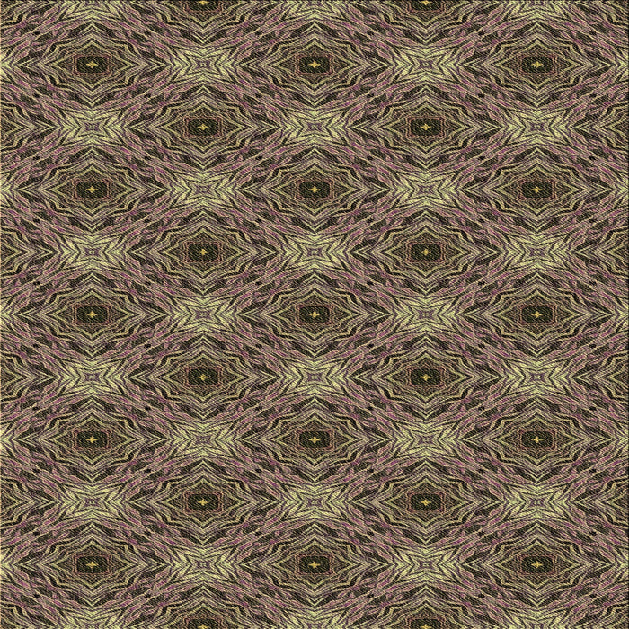 Round Patterned Milk Chocolate Brown Rug, pat603brn