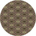 Square Machine Washable Transitional Chocolate Brown Rug in a Living Room, wshpat603brn