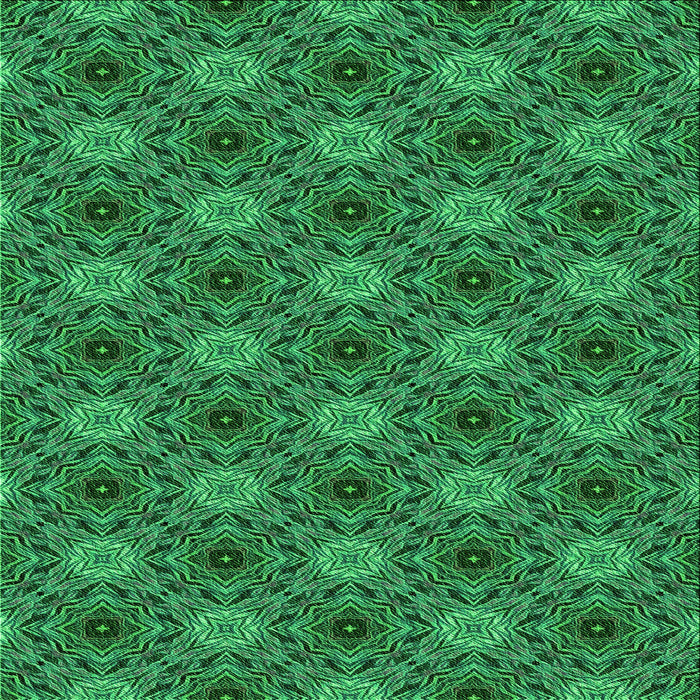 Round Machine Washable Transitional Deep Emerald Green Rug, wshpat603grn