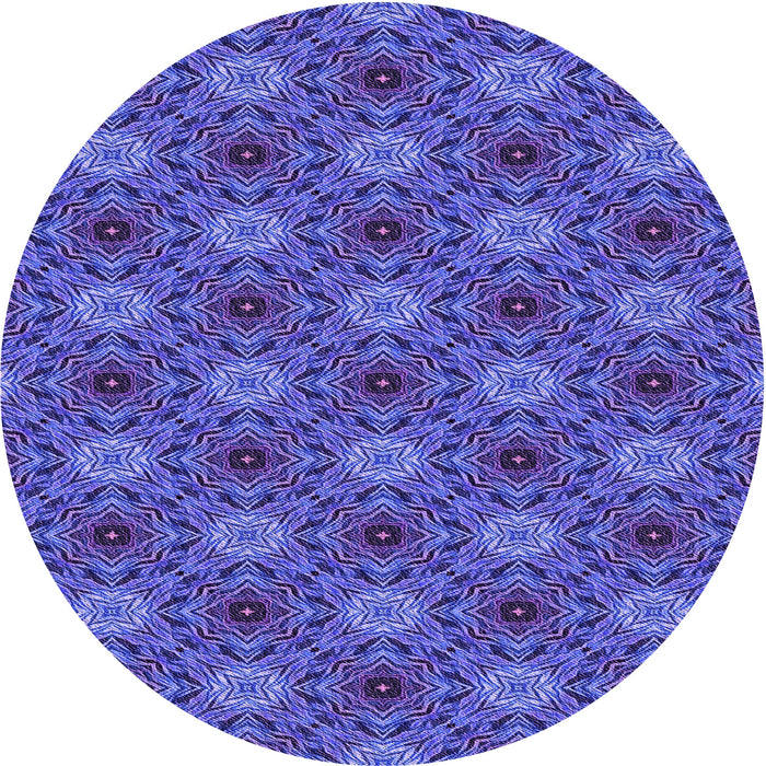 Square Patterned Purple Rug, pat603pur