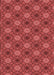 Machine Washable Transitional Red Rug, wshpat603rd