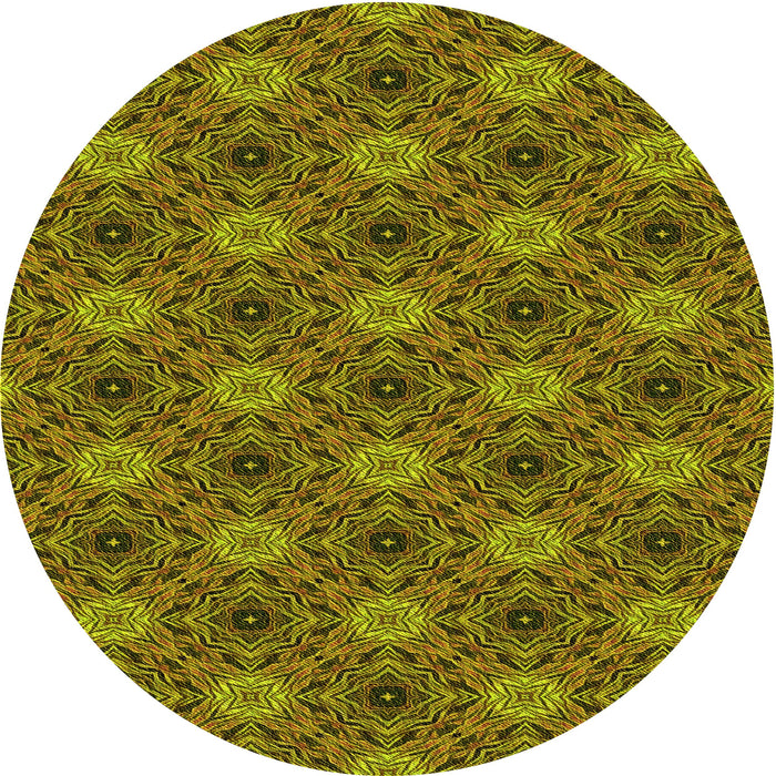 Square Patterned Brown Rug, pat603yw