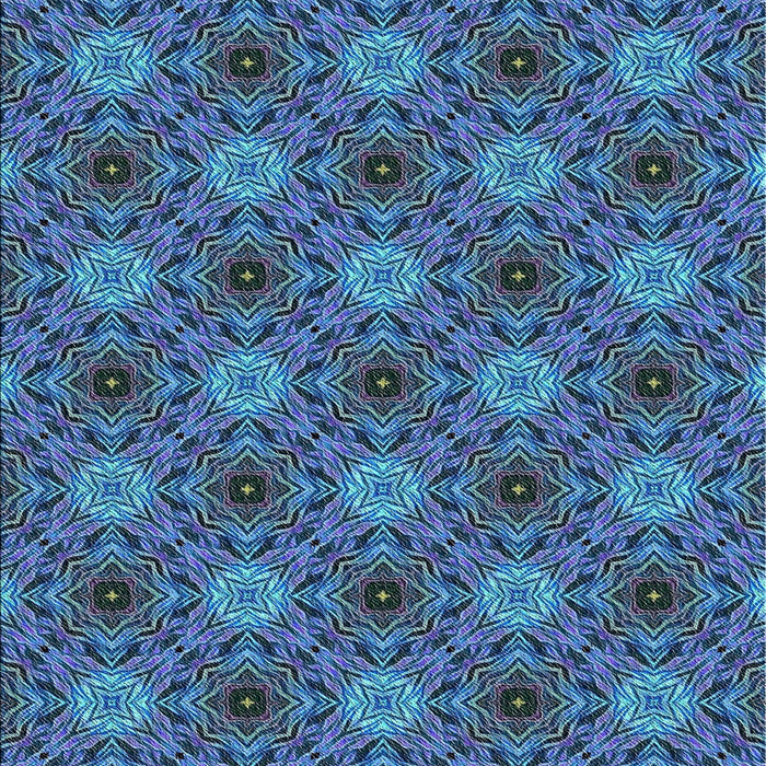 Patterned Blue Novelty Rug, pat603