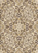 Machine Washable Transitional Khaki Gold Rug, wshpat604brn