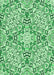 Patterned Green Rug, pat604grn