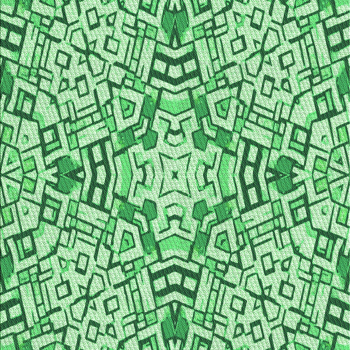 Patterned Green Rug, pat604grn