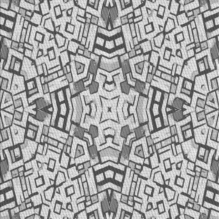 Machine Washable Transitional Gray Rug, wshpat604gry