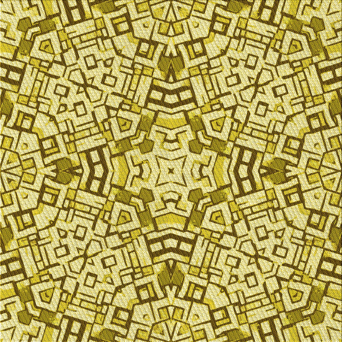 Round Patterned Dark Bisque Brown Rug, pat604yw