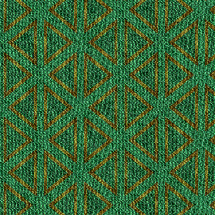 Patterned Army Green Rug, pat605grn