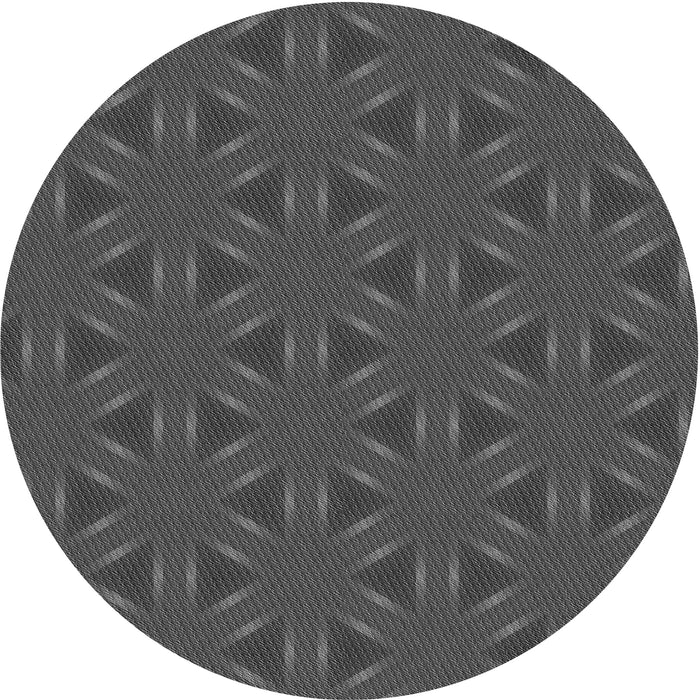 Square Machine Washable Transitional Smokey Gray Rug in a Living Room, wshpat605gry