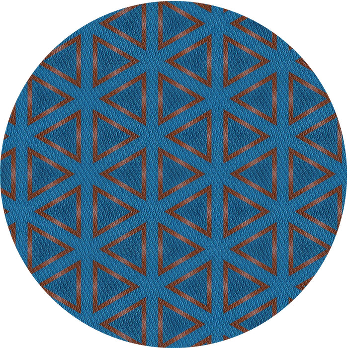 Square Machine Washable Transitional Blue Rug in a Living Room, wshpat605lblu