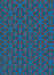 Machine Washable Transitional Blue Rug, wshpat605lblu