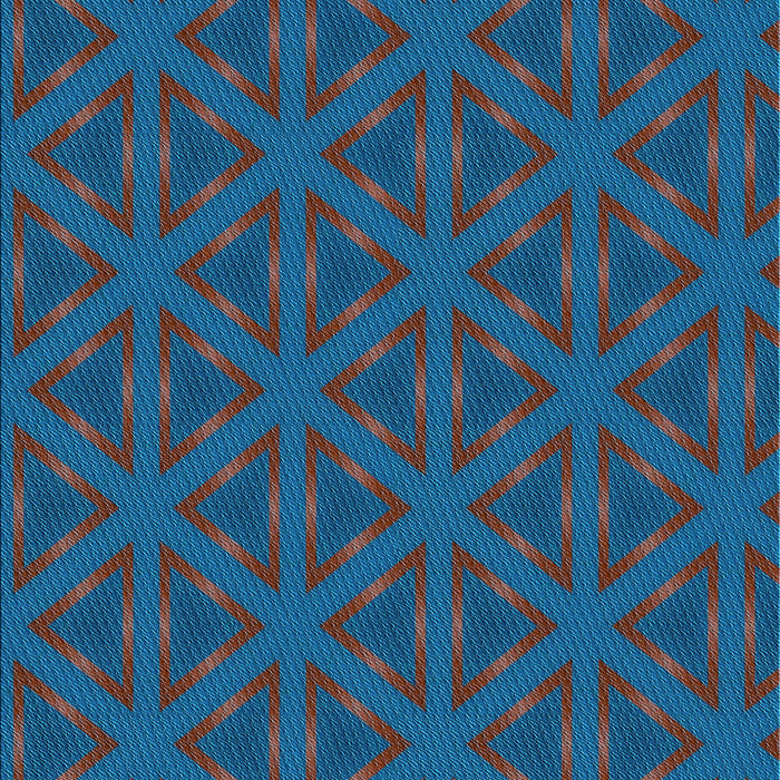 Machine Washable Transitional Blue Rug, wshpat605lblu