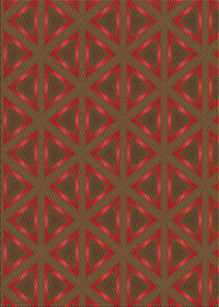 Machine Washable Transitional Tomato Red Rug, wshpat605org