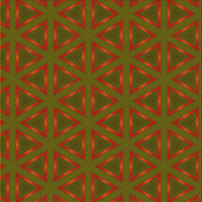 Round Patterned Olive Green Rug, pat605yw