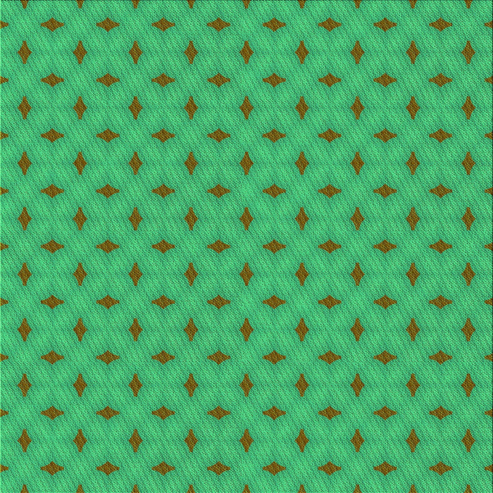 Round Patterned Spring Green Rug, pat606grn