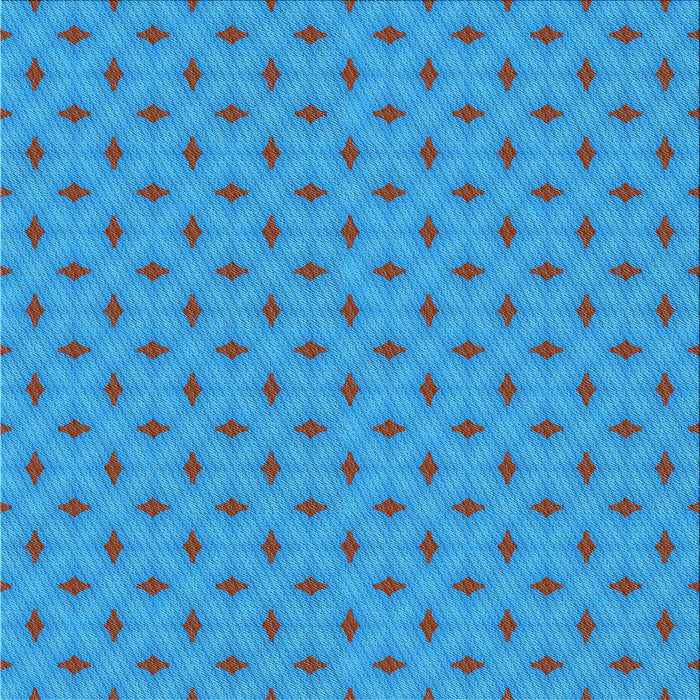 Round Patterned Blue Ivy Blue Rug, pat606lblu