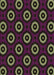 Patterned Purple Lily Purple Rug, pat607brn