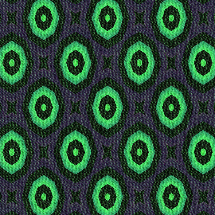 Patterned Midnight Gray Rug, pat607grn