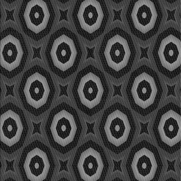 Patterned Midnight Gray Rug, pat607gry