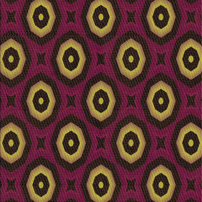 Patterned Saddle Brown Rug, pat607org