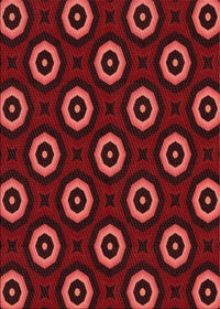 Machine Washable Transitional Crimson Red Rug, wshpat607rd