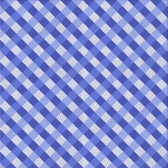 Round Patterned Blue Rug, pat608blu