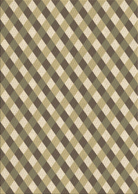 Machine Washable Transitional Yellow Rug, wshpat608brn