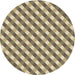 Square Patterned Yellow Rug, pat608brn