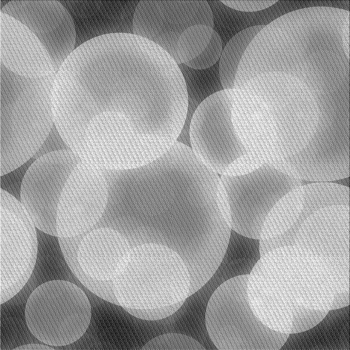 Round Machine Washable Transitional Silver Gray Rug, wshpat609gry