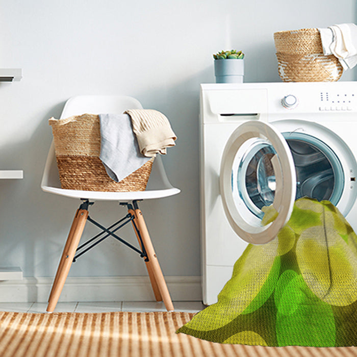 Machine Washable Transitional Dark Golden Brown Rug in a Washing Machine, wshpat609yw