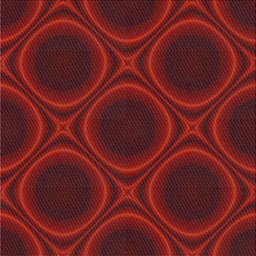 Sideview of Machine Washable Transitional Crimson Red Rug, wshpat60