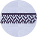 Square Patterned Lavender Blue Rug, pat611blu