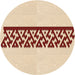 Square Patterned Navajo White Gold Rug, pat611org