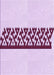 Machine Washable Transitional Medium Orchid Purple Rug, wshpat611pur