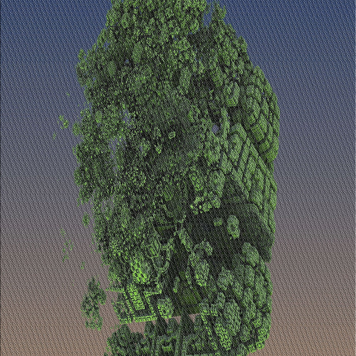 Patterned Sage Green Novelty Rug, pat612